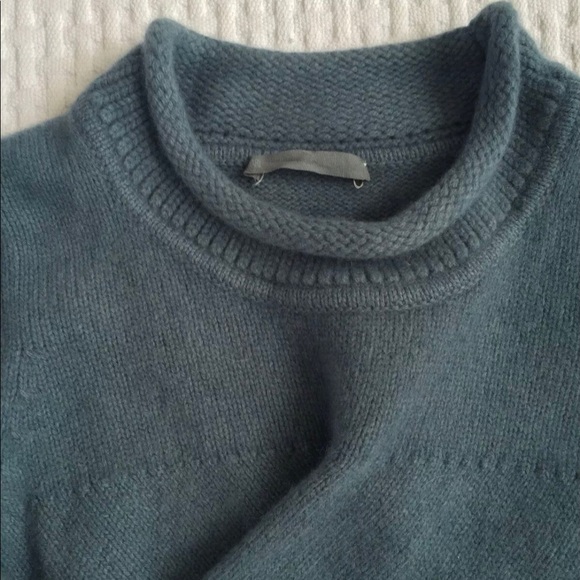 Karl lager-field Wool cashmere dress denim blue . Please read description. - Picture 2 of 8